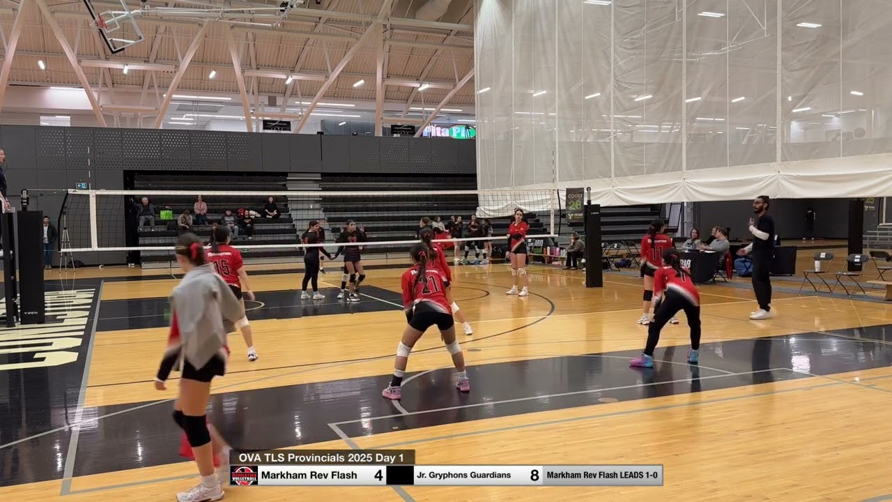 TLS Provincial 2025 Day 1 Markham Rev Flash vs Jr. Gryphons Guardians set 2