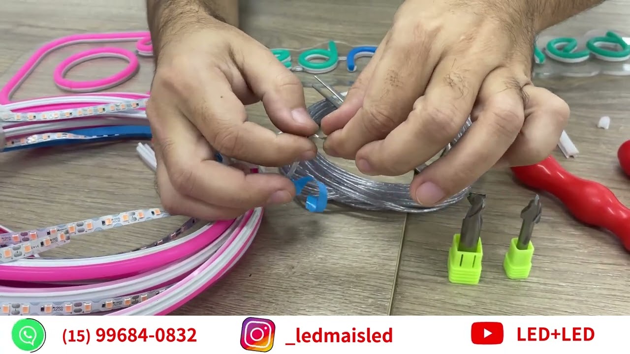 Ferramentas para Fabricar NEON LED 2a Segunda Geração @LED+LED
