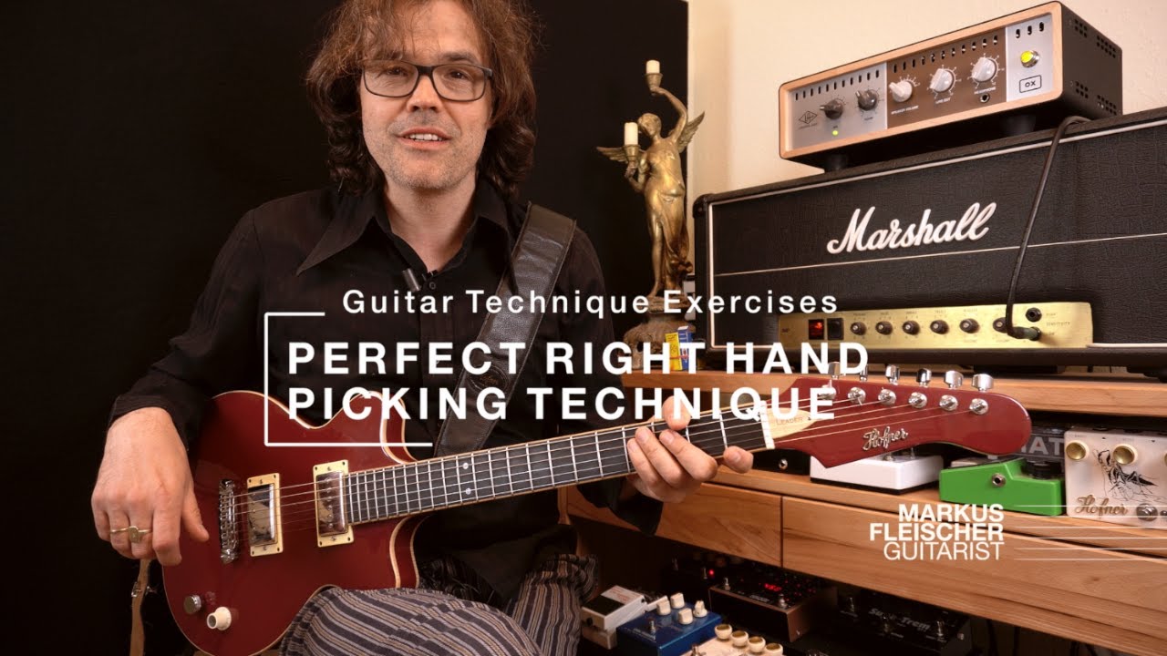 Tutorial | Guitar Technique Exercises - Three exercises for a perfect right hand picking technique