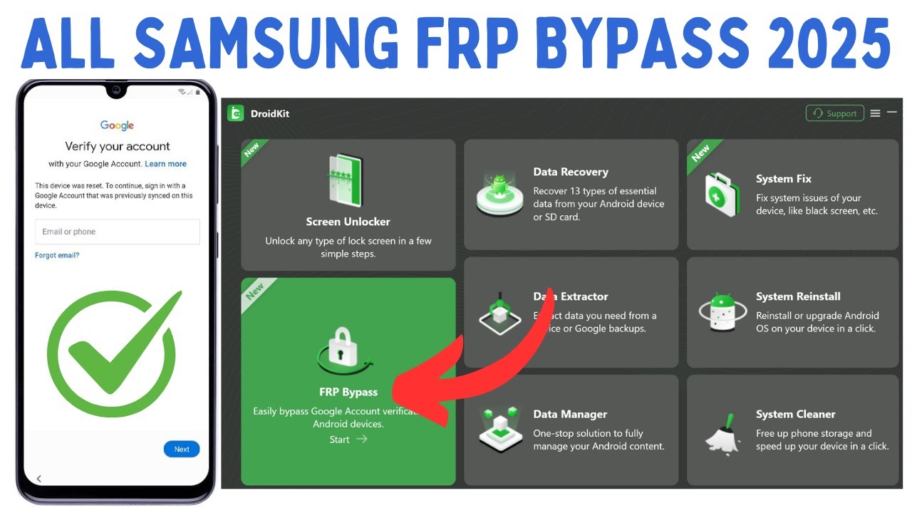 All Samsung FRP Tool 2025｜Как обойти блокировку FRP на всех устройствах Samsung🔥