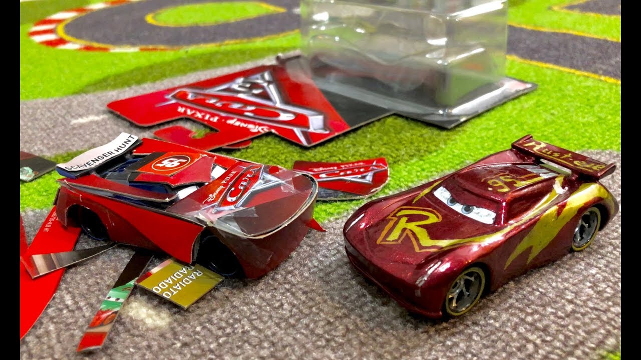 Disney Cars 3 Toys DiY Custom Next Gen Lightning McQueen made of Paper & Leftover boxes
