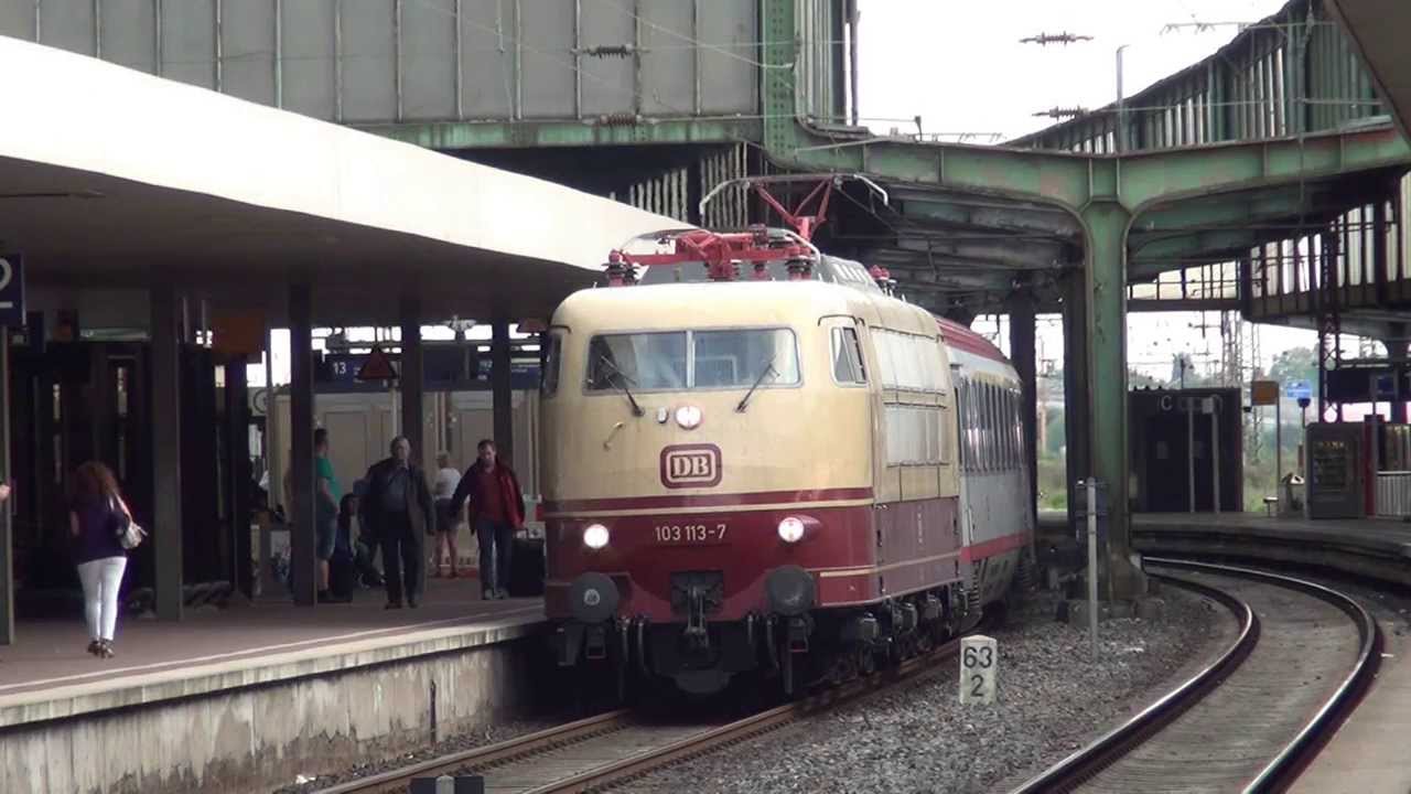 E-Lok Legenden 103 und 110 im IC Einsatz (HD)