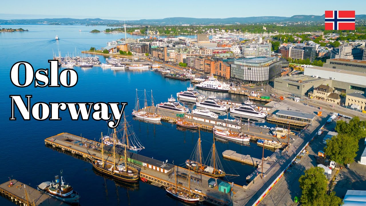🇳🇴 Oslo, Norway - Morning stroll in the Aker Brygge Marina