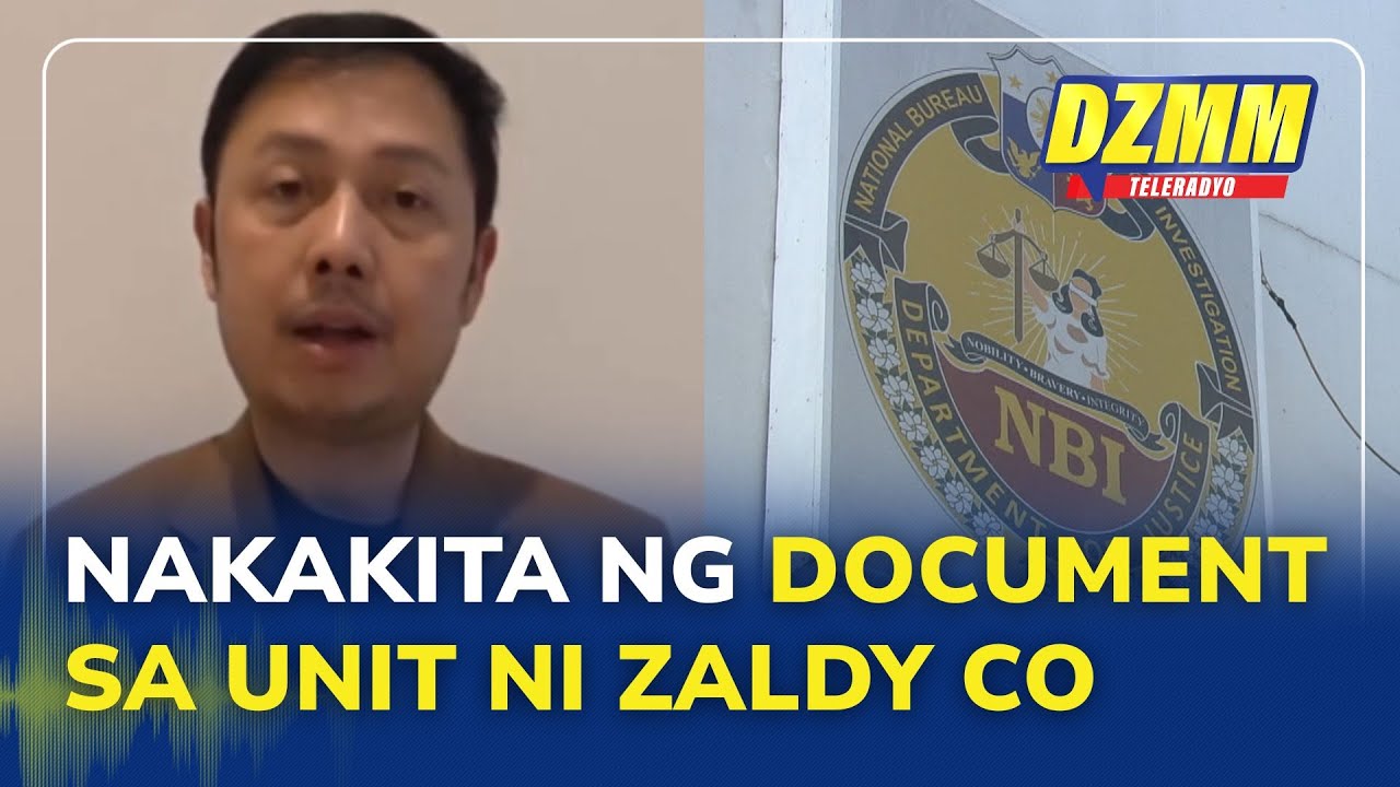 NBI discovers documents in Zaldy Co’s condo | DZMM Teleradyo (03 December 2025)