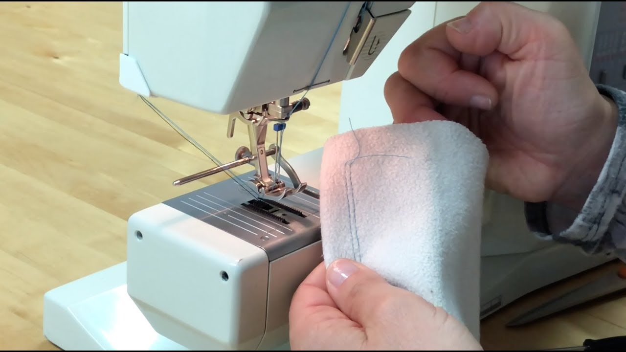 Cucitura doppia per bordi felpe e maglie