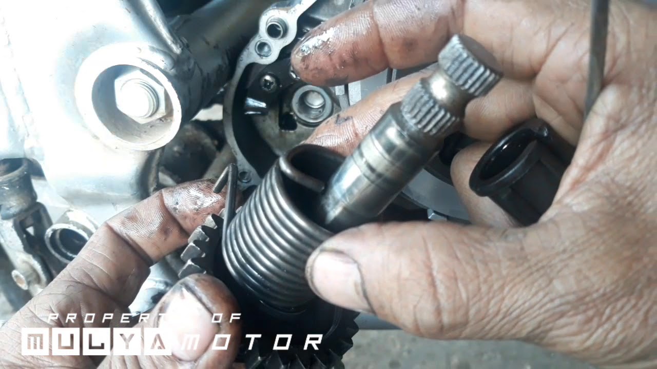 Cara buka pasang per engkol / per selah KLX 150