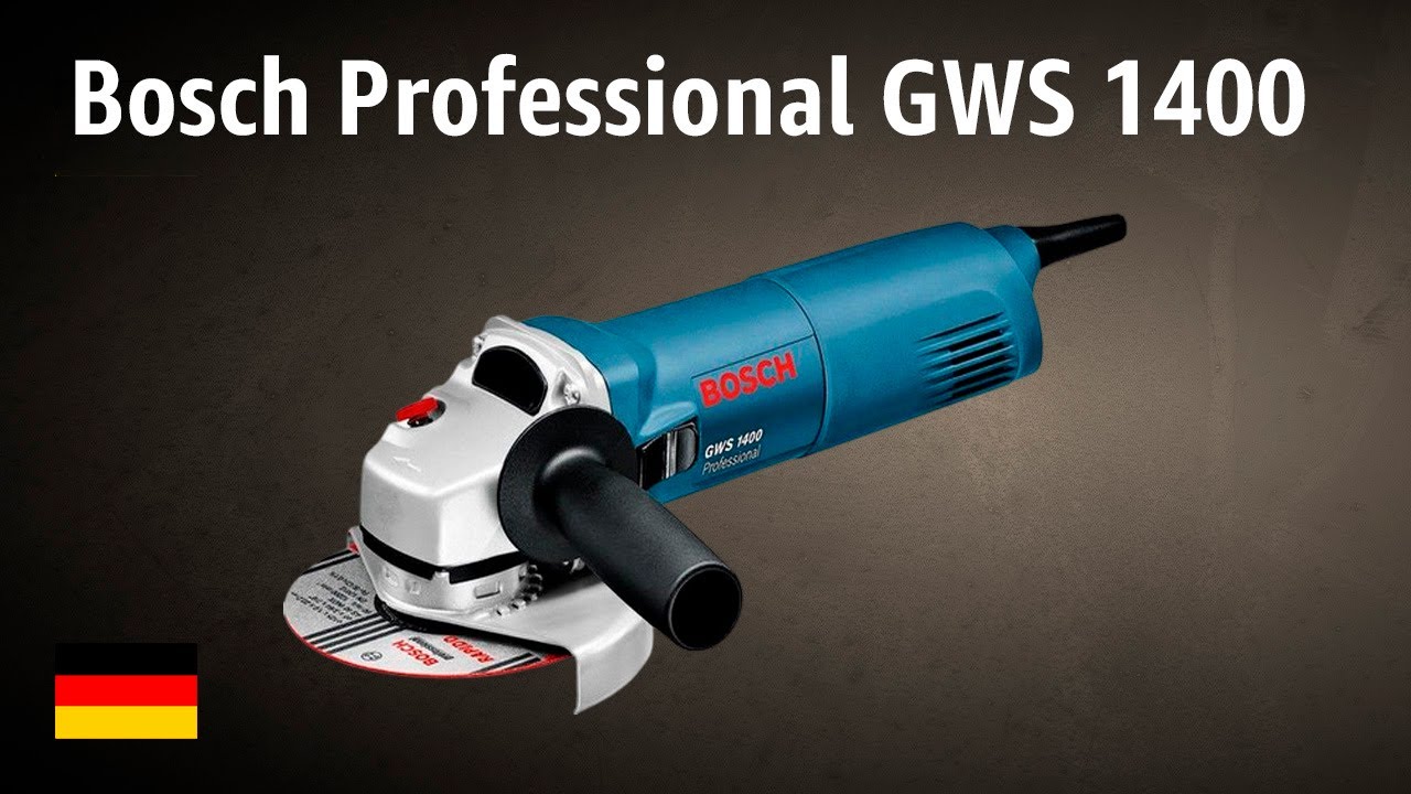 Winkelschleifer Bosch Professional  GWS 1400 | TEST | Deutsch