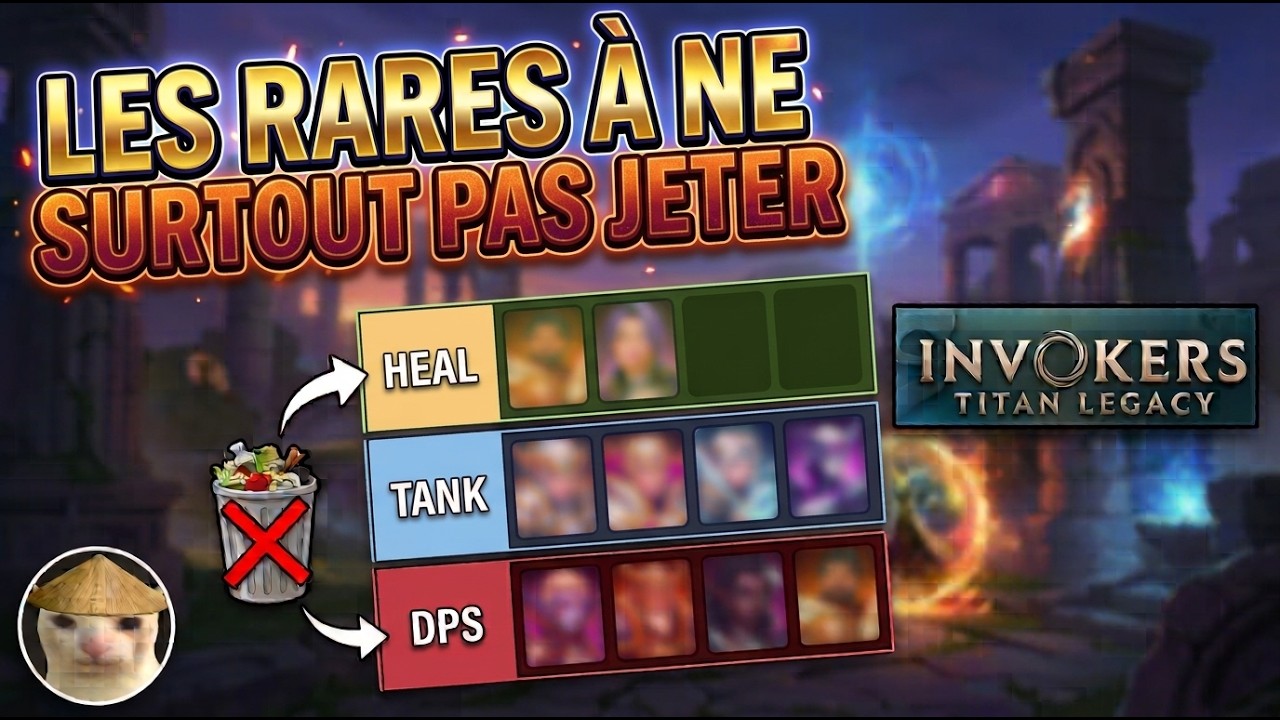 RARE Tier List, Which Characters to Keep (Beginner's Guide) - Invokers: Titan Legacy