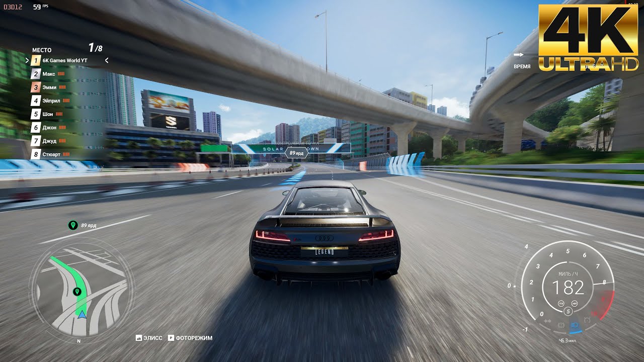 Test Drive Unlimited Solar Crown ➤ Audi R8 V10 Decennium Coupe (2017) Gameplay 4K60FPS (PC UHD)