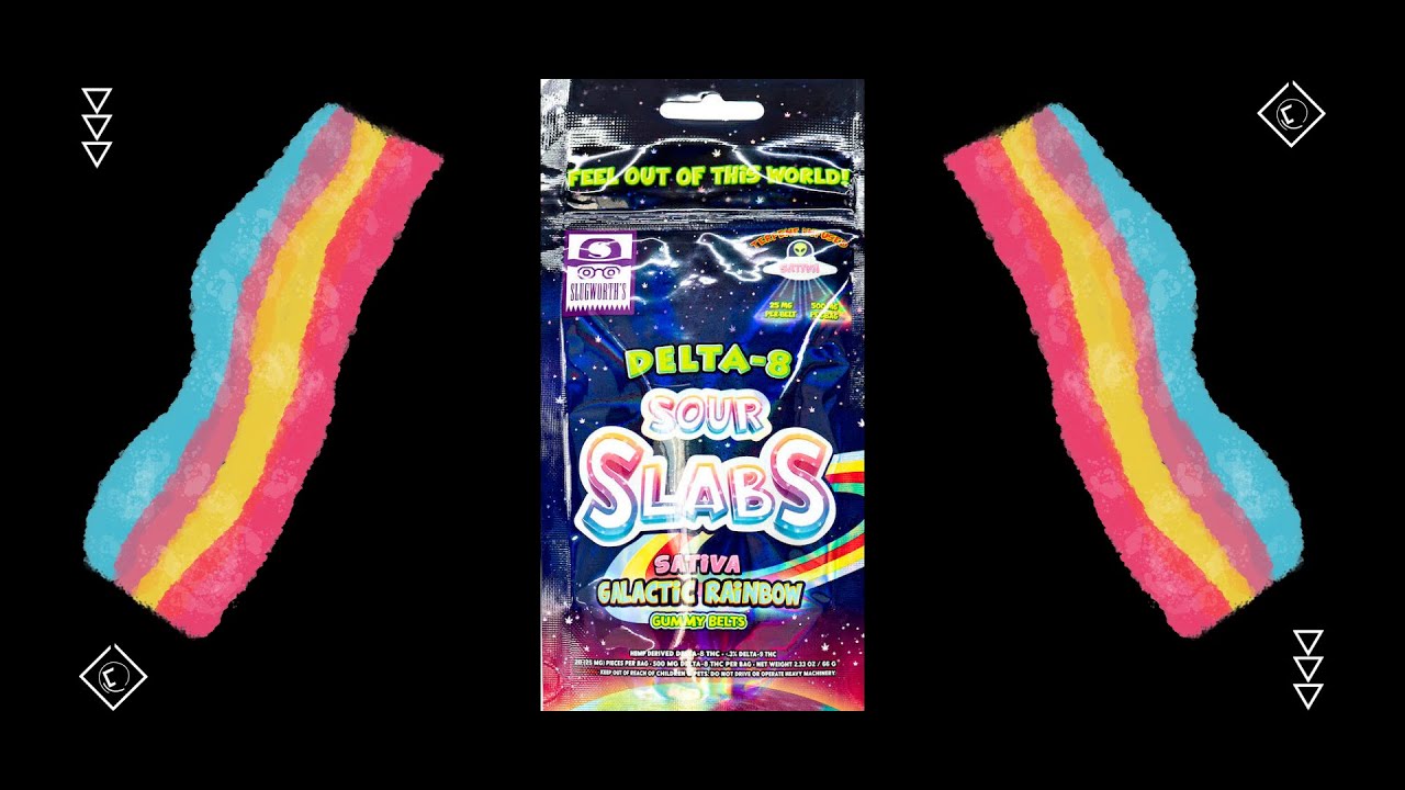 Slugworth's Delta-8 Sour Slabs - Sativa (500mg Total Delta-8 THC) | #delta8thc #delta8 #thc #d8