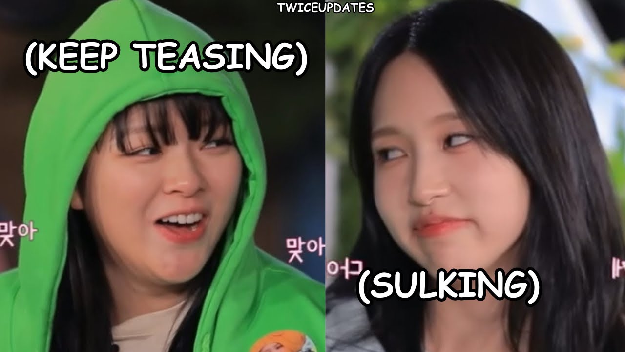 when mina wants to hear this to her twice member and then there’s jeongyeon *sulky mina is so cute*