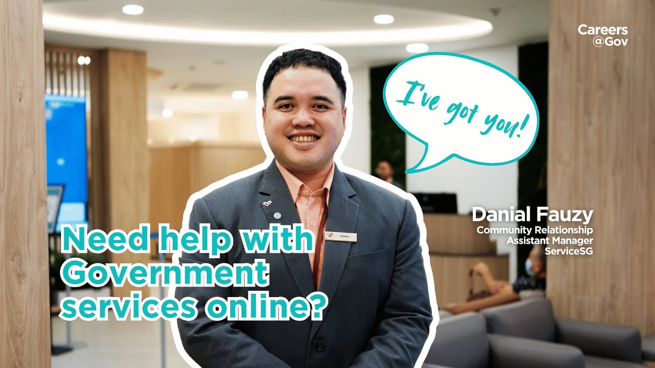 Meet Danial, who makes Government services accessible for Singaporeans