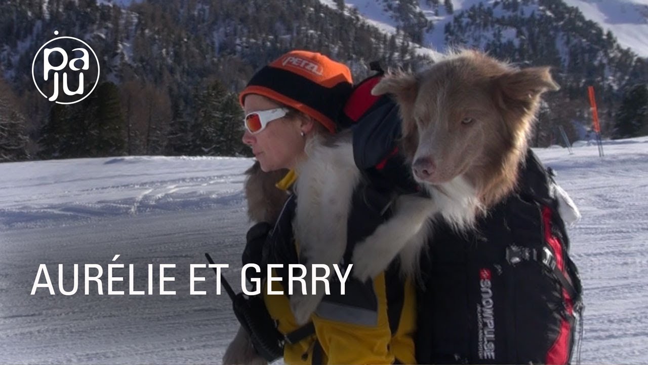 La relation unique d’une jeune femme avec son chien d’avalanche