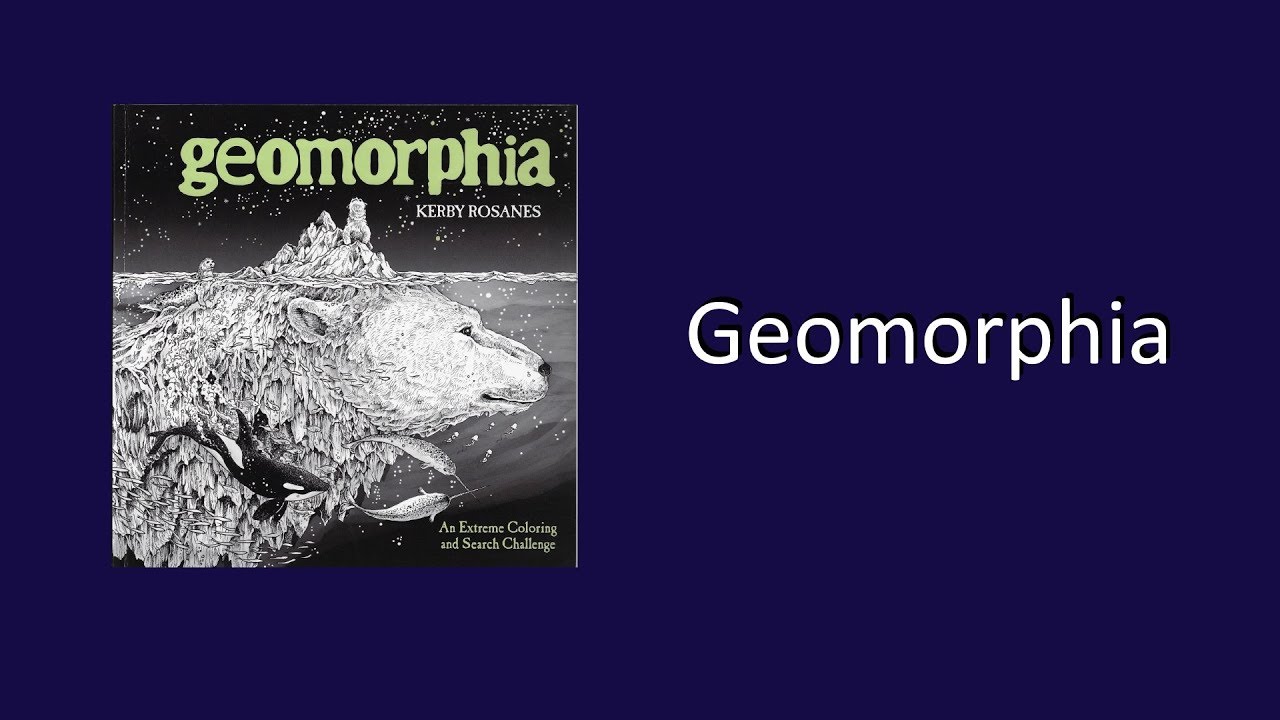 Geomorphia by Kerby Rosanes Coloring Book Flip Through