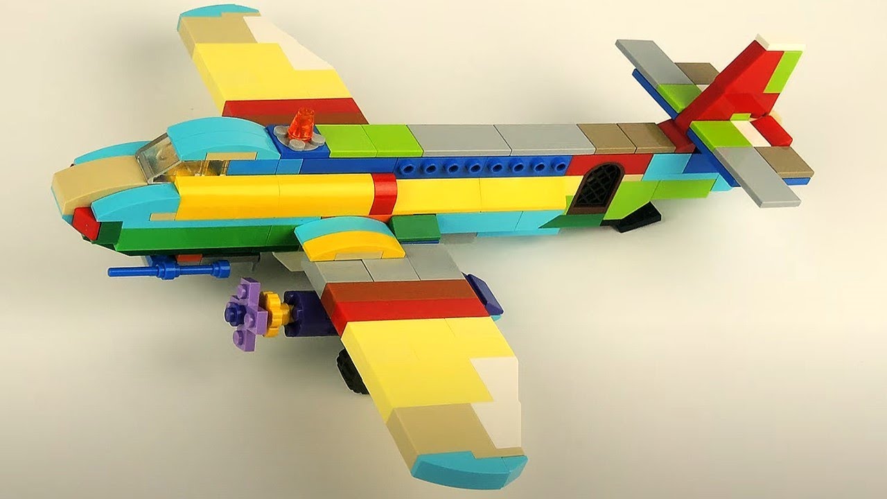 Lego Classic 10698 Plane Douglas DC-2 MOC ✈ How to build LEGO 10698 💰💲 Save Money & Space