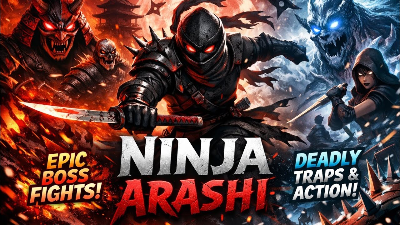 Ninja Arashi – EPIC Boss Fight! 😈🔥 Final Level Destroyed