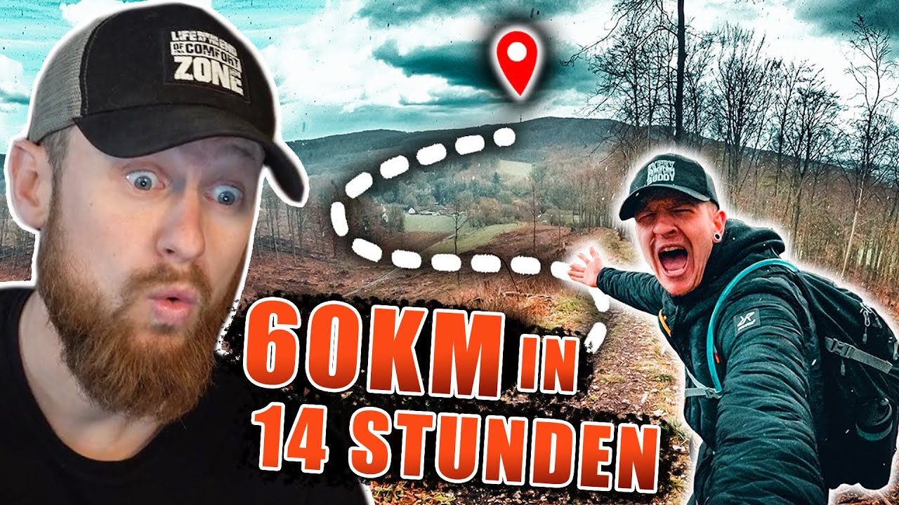 HÖLLENMARSCH! Adventure Buddy läuft 60KM in 24 STUNDEN! | Fritz Meinecke reagiert