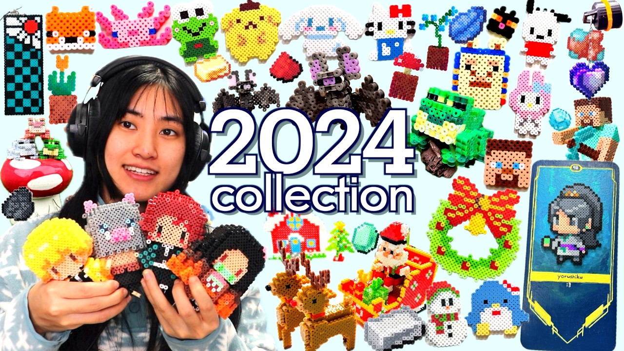 My Perler Bead Collection 2024!