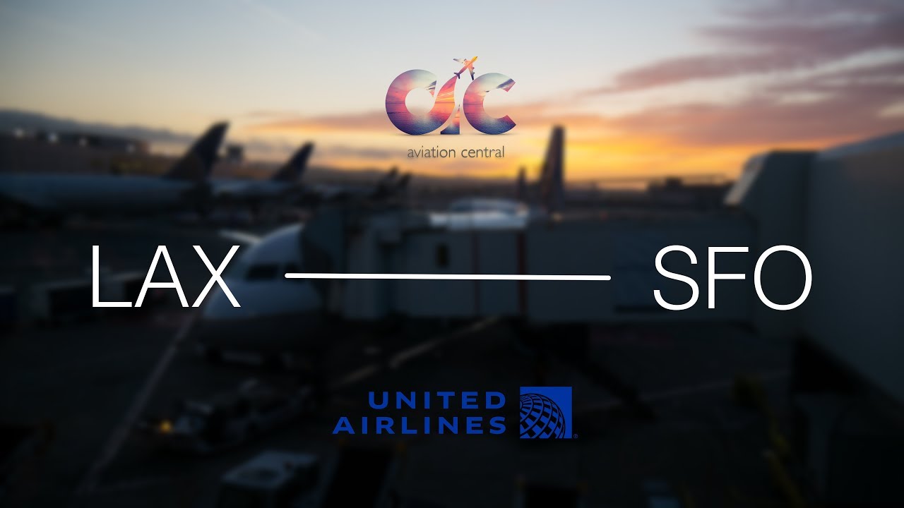 United 737 Economy / Los Angeles to San Francisco [LAX - SFO] / Stunning Scenery / Welcome Aboard