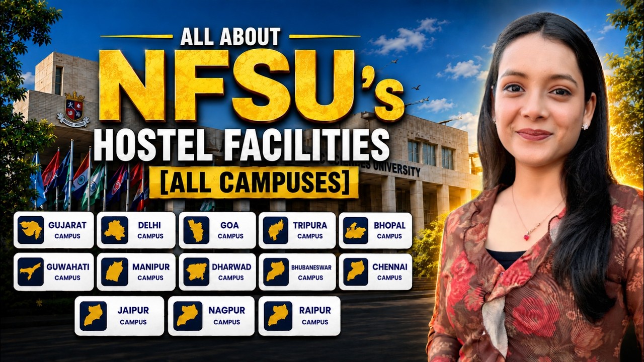 All About Hostels @ NFSU (all campuses) | Fee, Eligibility, Facilities, etc.