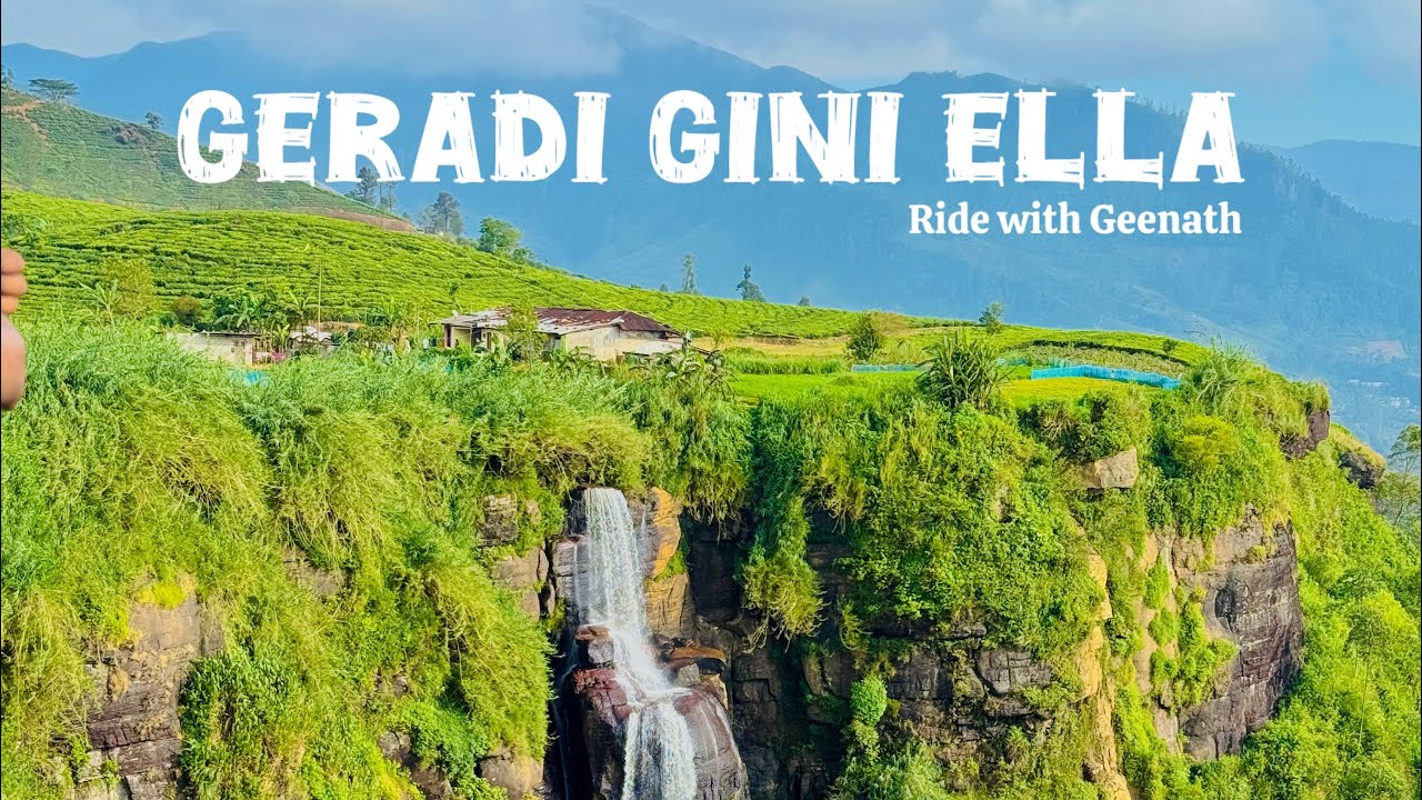 Amazing Waterfall Ride | Geradigini Ella Sri Lanka