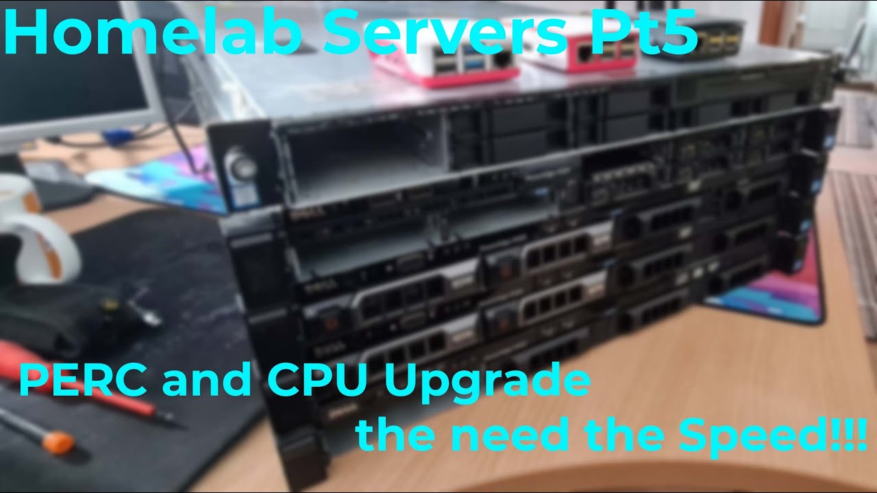 Getting started with my new Homelab Servers - Pt5  The little Dell R320 gets PERC up and new CPU