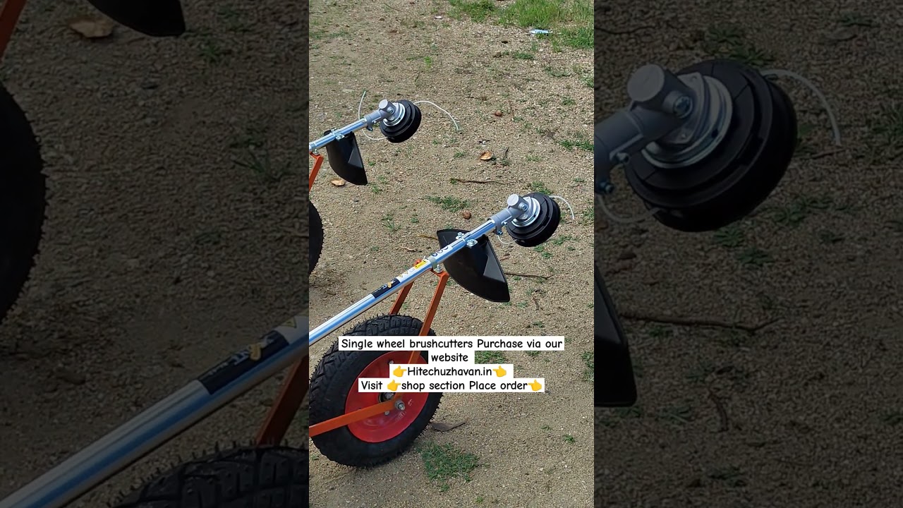 Single wheel brushcutters #brushcutter #farming