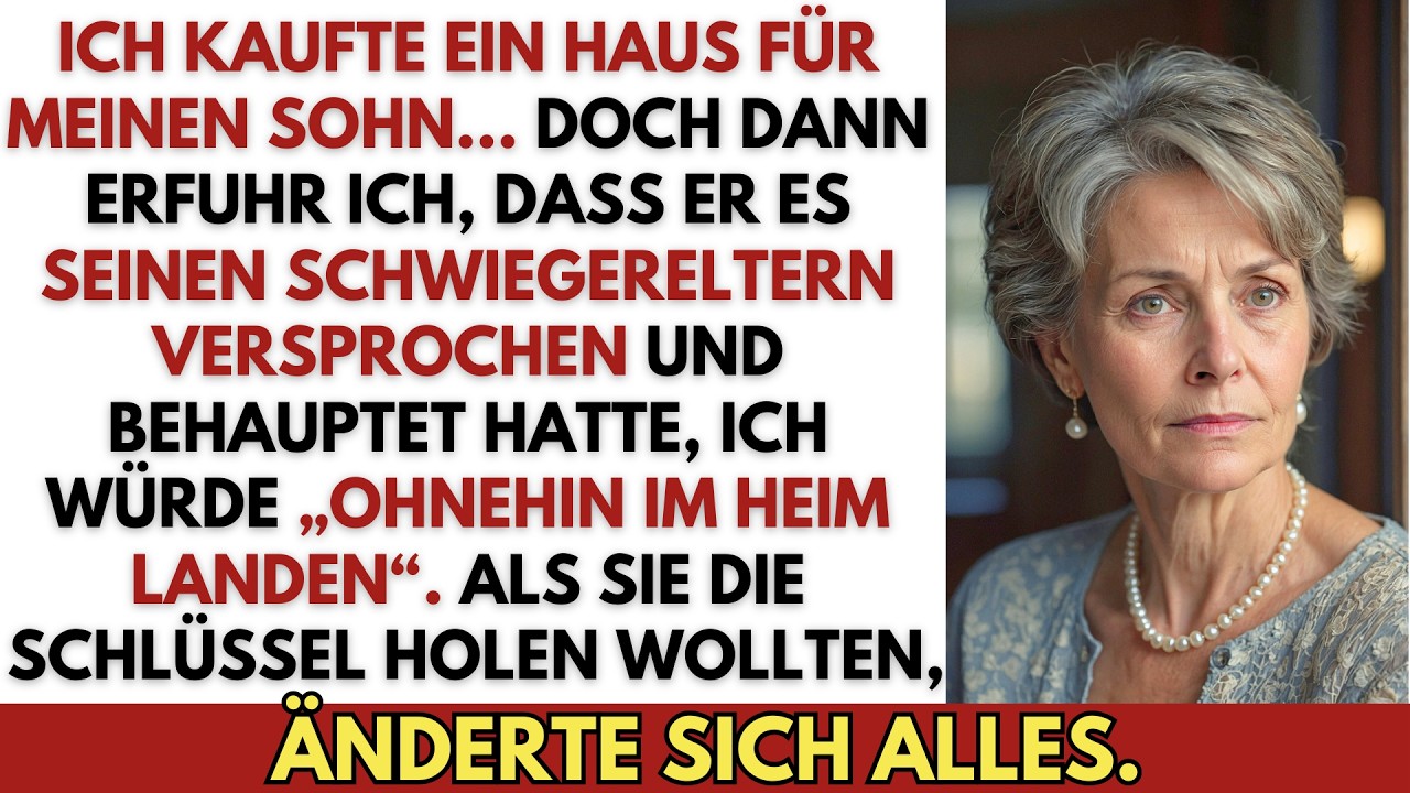 Ich kaufte ein Haus für meinen Sohn – doch er hatte es längst seinen Schwiegereltern versprochen