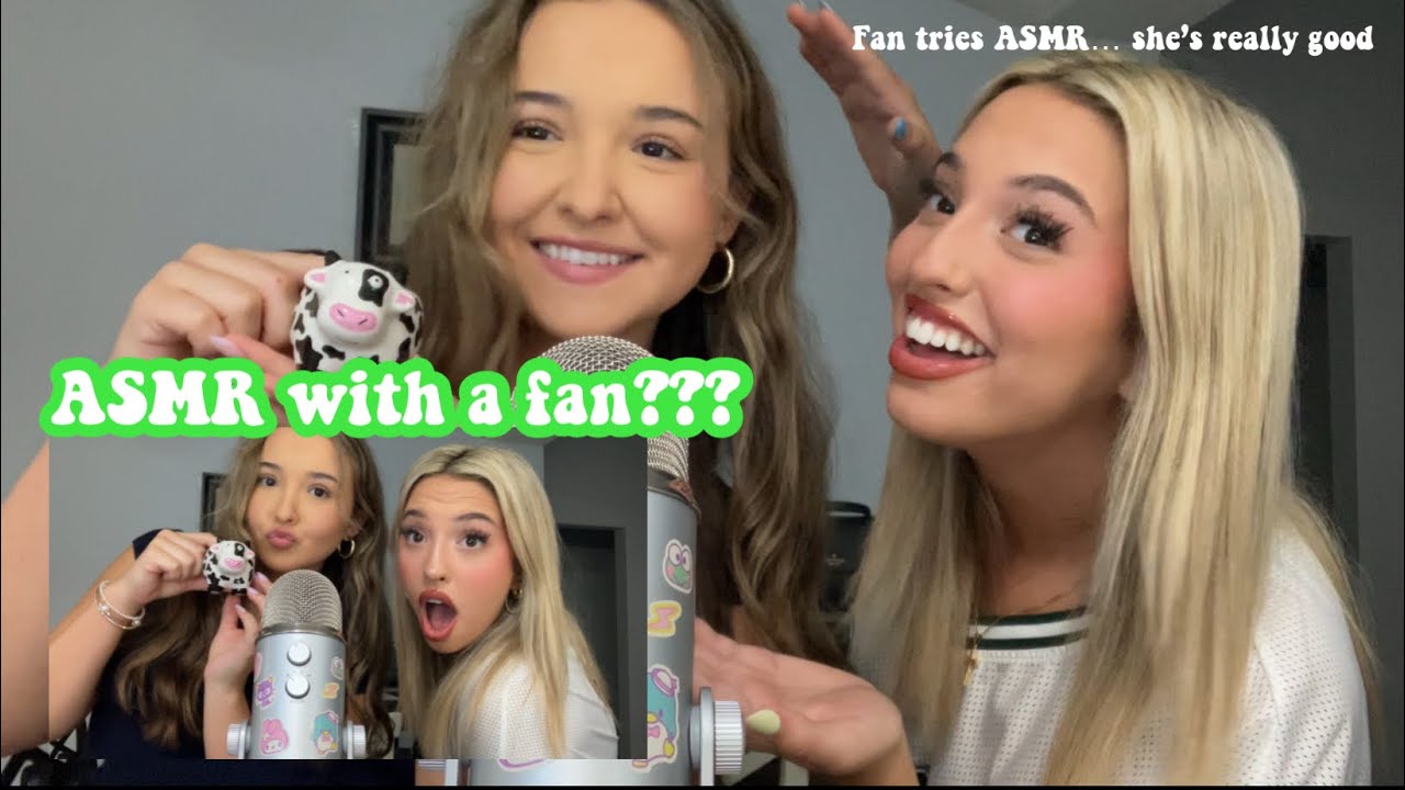 I did ASMR with a subscriber…… (it turned out so good!)🙈