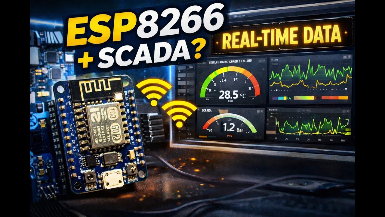 Arduino ESP8266 ke SCADA | Tutorial Mudah & Cepat #esp8266 #scada #arduino #industrial #automation