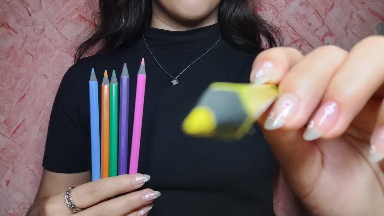 ASMR desenhando no seu rosto (asmr drawing)