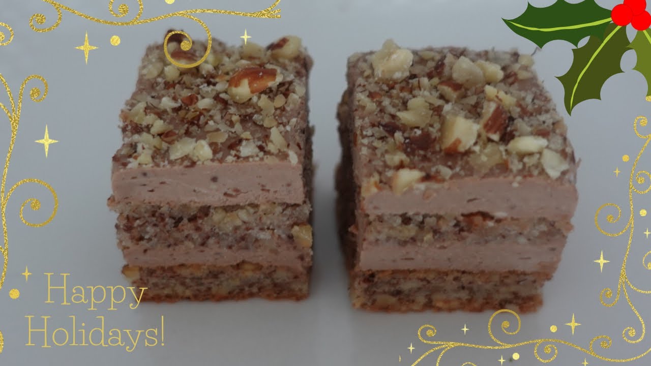 KOLAČ BEZ MANE, NEODOLJIVE LJEŠNJAK KOCKE, BEZGLUTENSKI KOLAČ (GLUTEN FREE HAZELNUT CAKE)