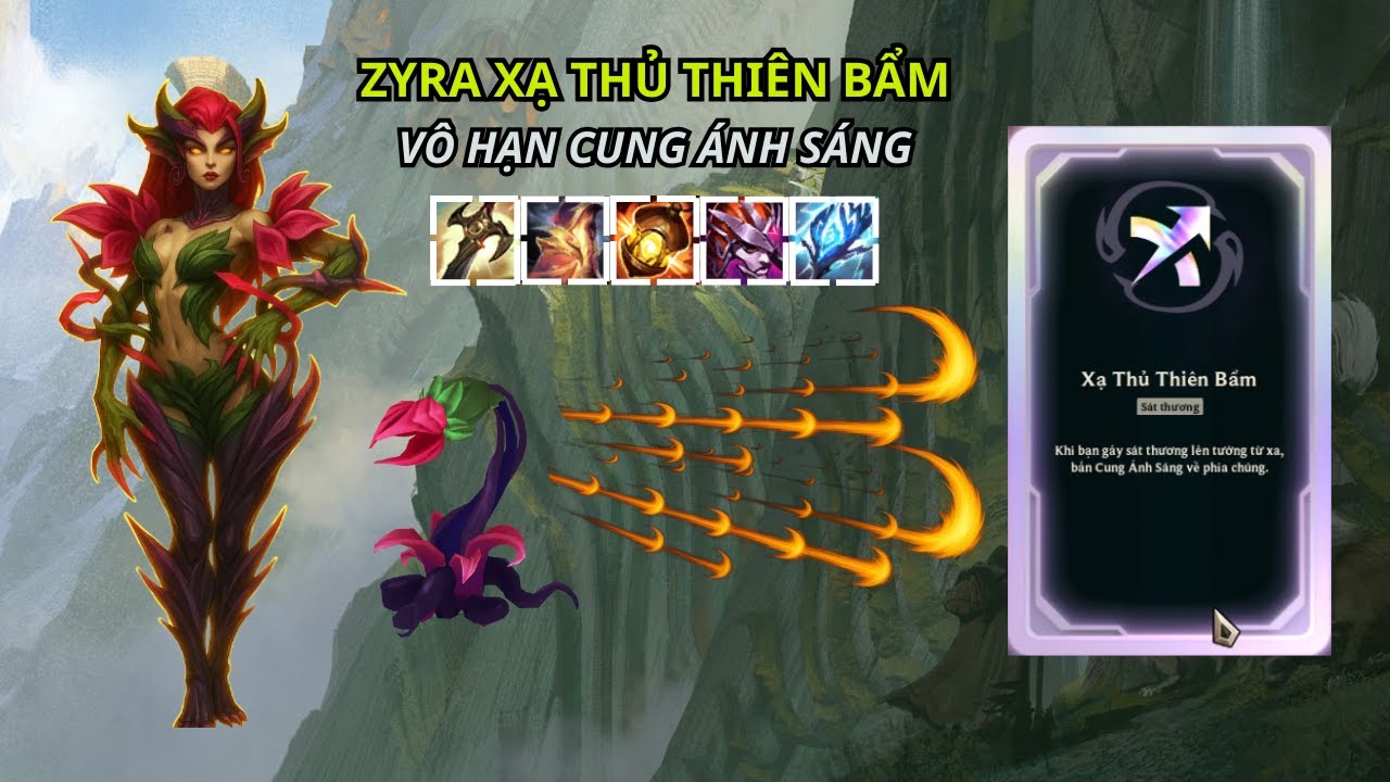 12 ROUND WIN LIÊN TIẾP VỚI ZYRA VÔ HẠN CUNG ÁNH SÁNG | LOL | ARENA