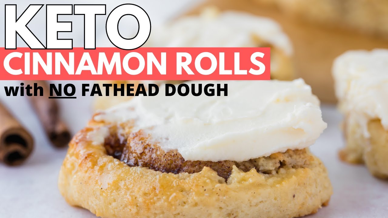 The BEST Keto Cinnamon Rolls WITHOUT FATHEAD DOUGH!! (Only 1.9 g carbs!!!)