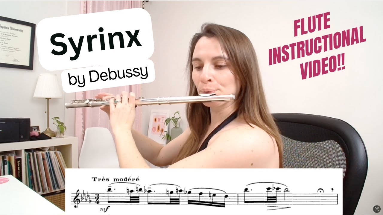 Syrinx by Debussy PLAYALONG + Instructional Video!!