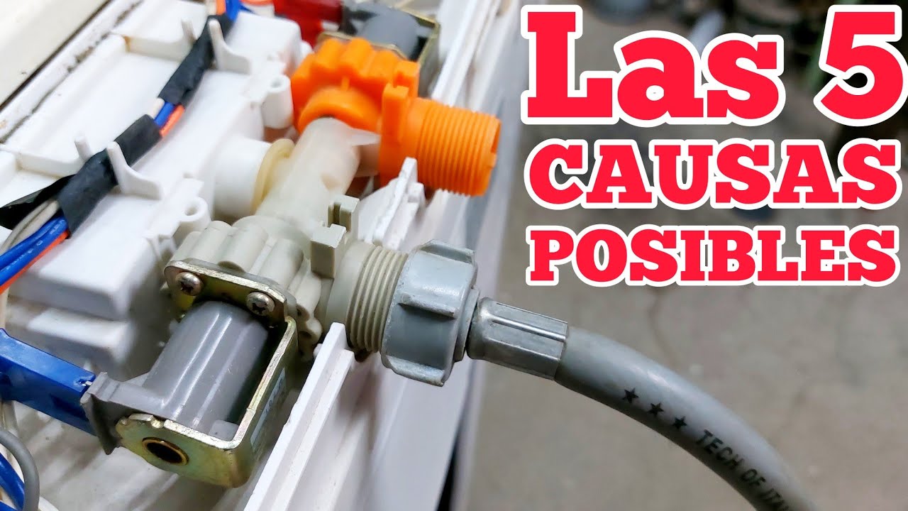 Lavarropas NO Carga AGUA | Guía Completa de Reparacion