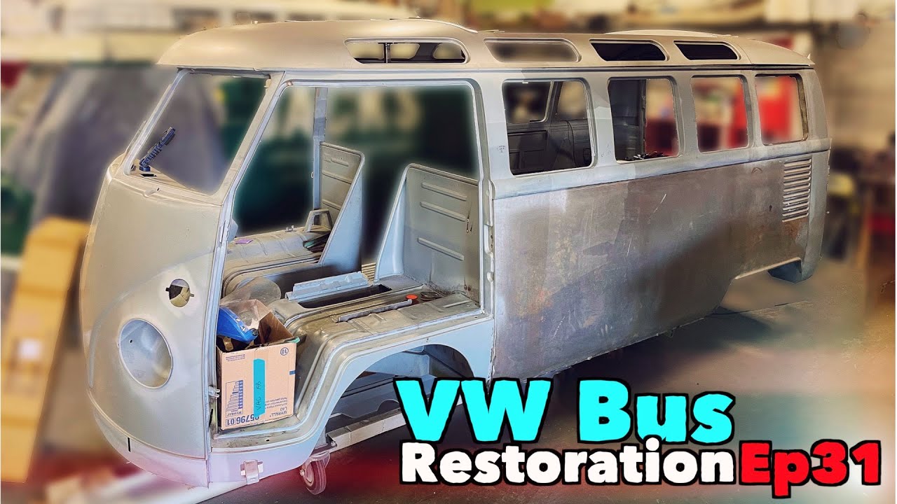VW Bus Restoration - Episode 31 - Raise the ROOF! | MicBergsma