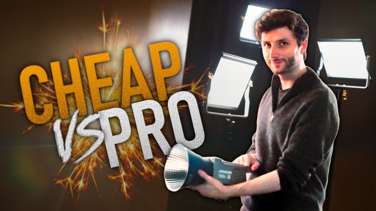 Is Your Lighting Too Cheap...? | LED Panels vs COB Lights (Neewer & Amaran)