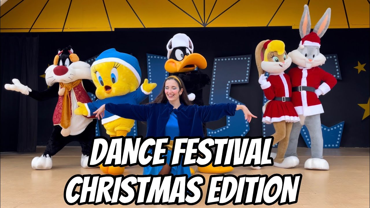 [4K] NAVIDAD PARQUE WARNER 2022- LOONEY TUNES DANCE FESTIVAL CHRISTMAS EDITION  (NOVEDAD)