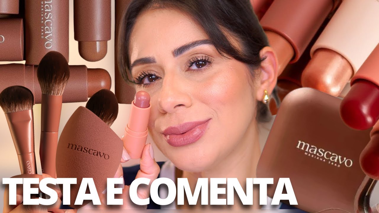 A Volta Da MASCAVO De Mariana Saad | MAKE Com Todos Os Produtos e Teste de duração