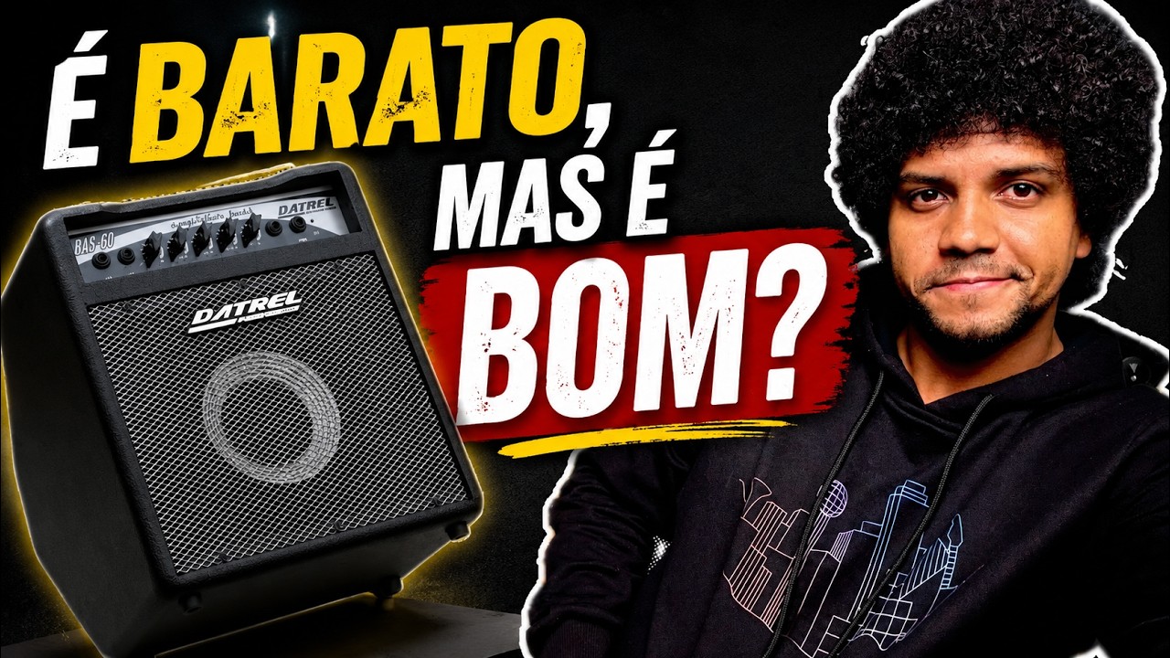 AMPLIFICADOR PARA CONTRABAIXO DATREL BAS 60K - Será que presta? (Parte 1)
