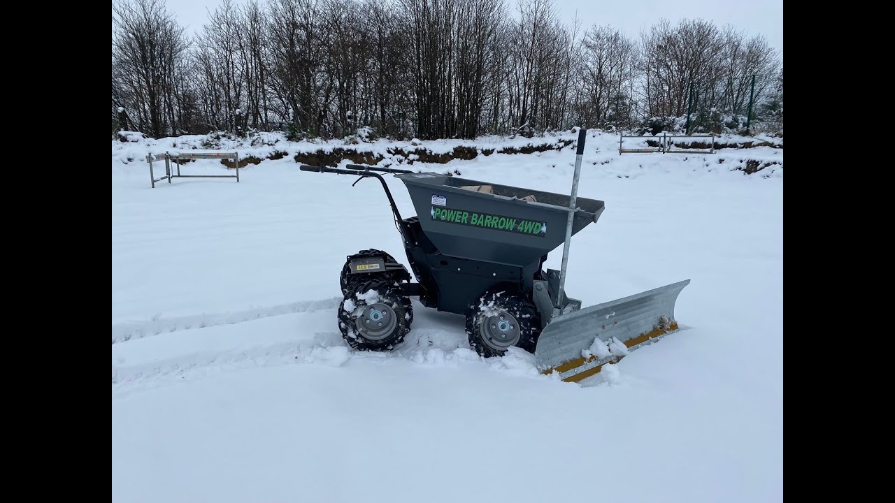 #minidumper ganz neu, der  #batterypowered  #PowerBarrow4WD von #MuckTruck  mit #attachments