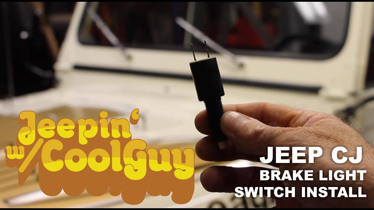Jeep CJ7 Brake Light switch install