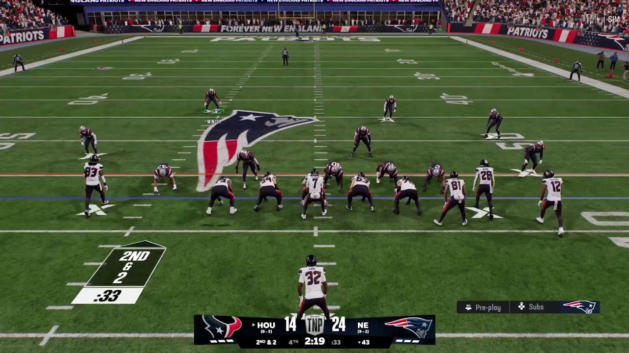 Patriots 🆚 Texans