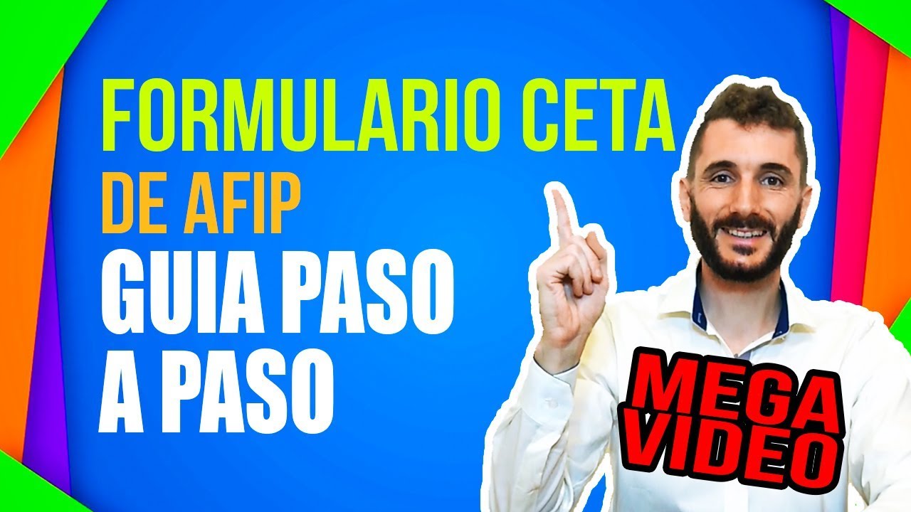 Formulario CETA AFIP Guía PASO A PASO - MEGA VIDEO [ transferencia automotor ]