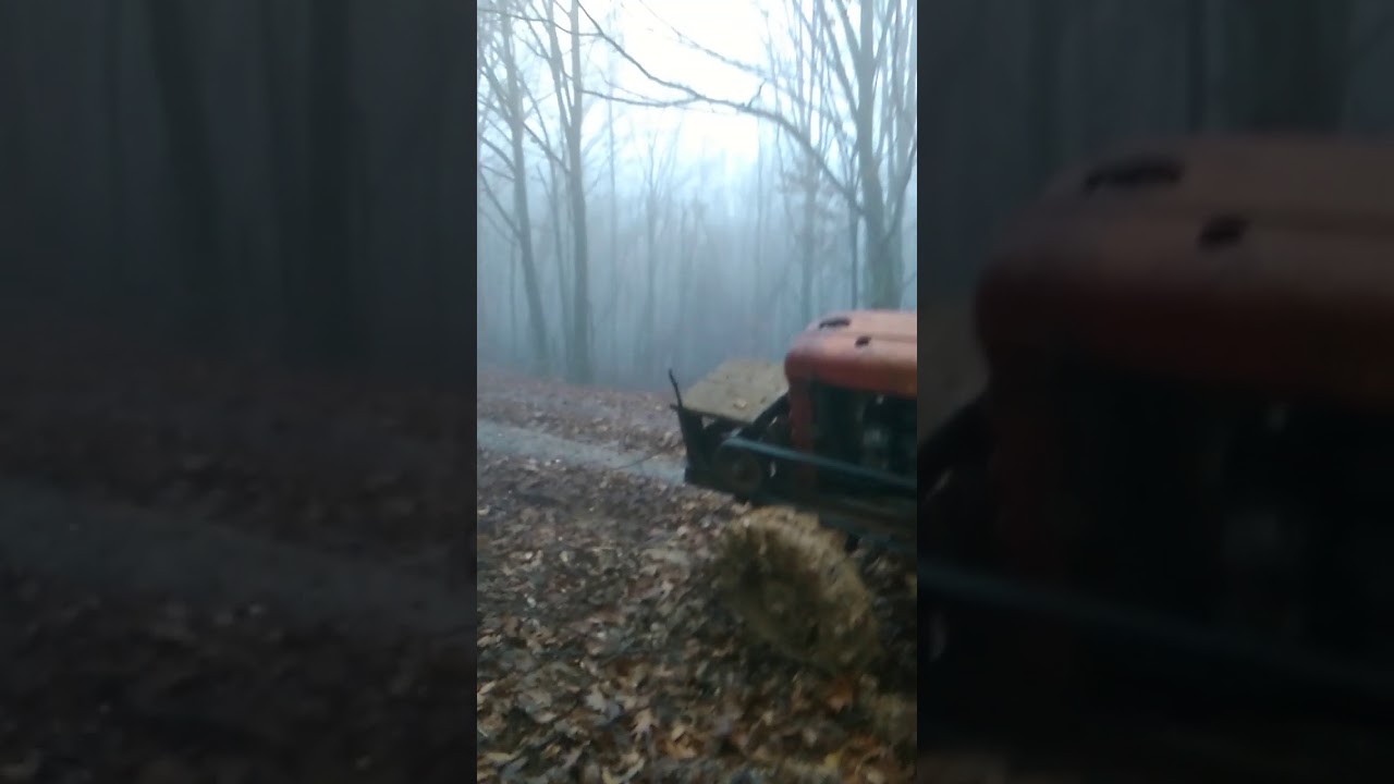La padure cu 650 cu tractiune pe remorcă