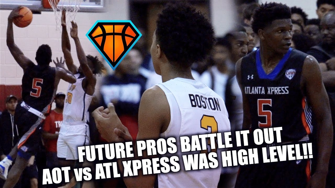 FUTURE PROS Anthony Edwards & Brandon 'BJ' Boston BATTLE IT OUT at #IHTOC!! | AOT vs ATL Xpress