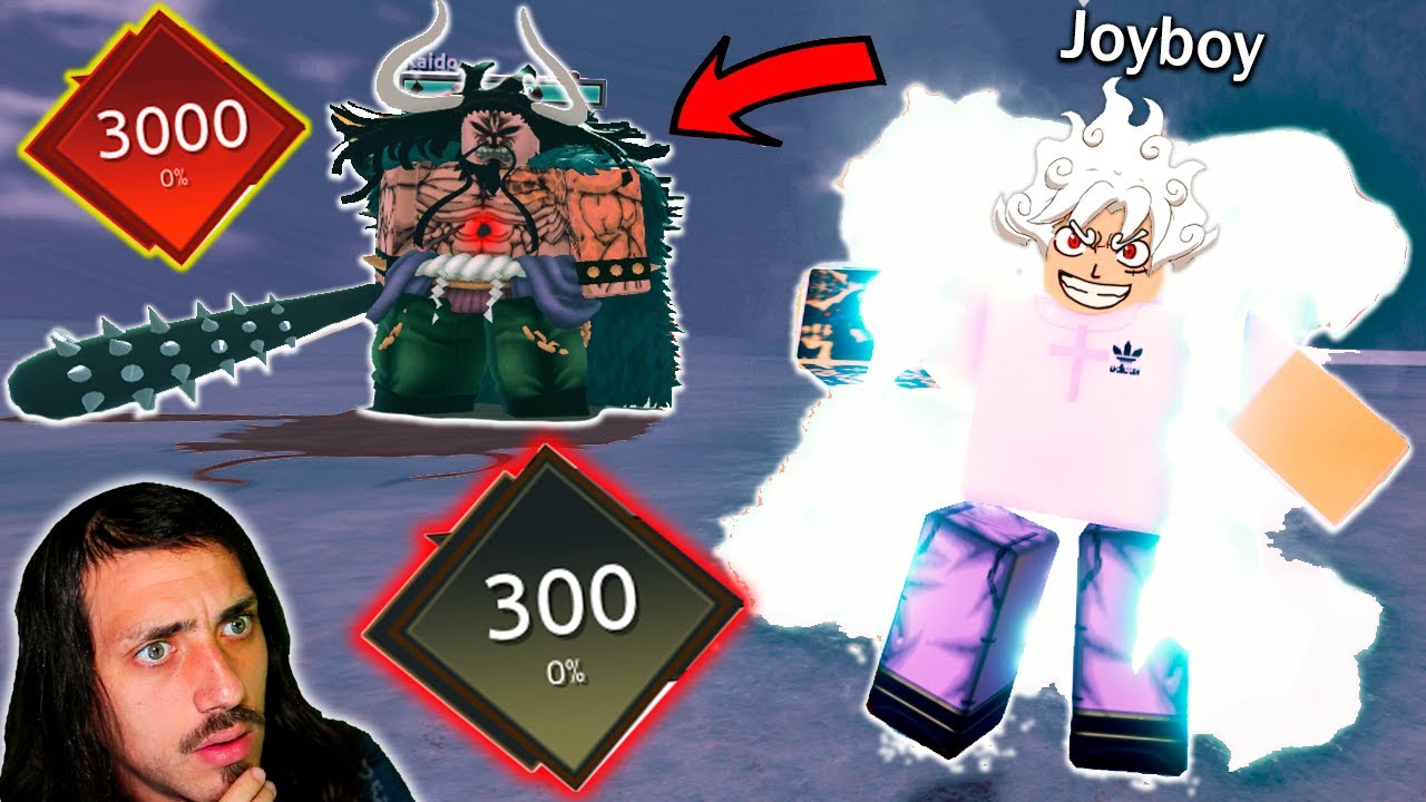 GEAR 5 LEVEL 300 vs KAIDO BOSS e SE EU MORRER O VIDEO ACABA!! (bonus marco boss)