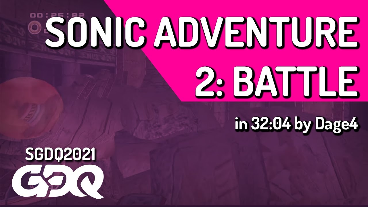 Sonic Adventure 2: Battle by Dage4 in 32:04 - Summer Games Done Quick 2021 Online