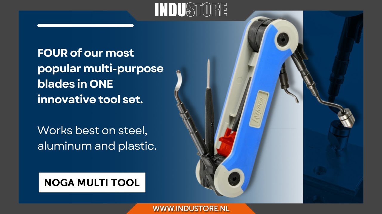 Industore: Noga Tools Multi Tool | Multi Burr RG1000: De 4 meest gangbare handontbramers in &eacute;&eacute;n set!
